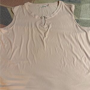 Calvin Klein plus size Women's Soft Pink sleeveless top